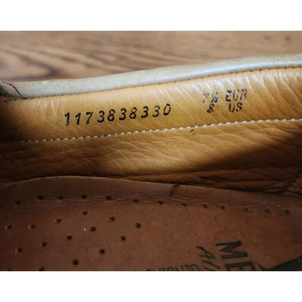 MEPHISTO Spinnaker Air-Relax Brown Genuine Leather Boat Shoes Men's Size 8‎ US